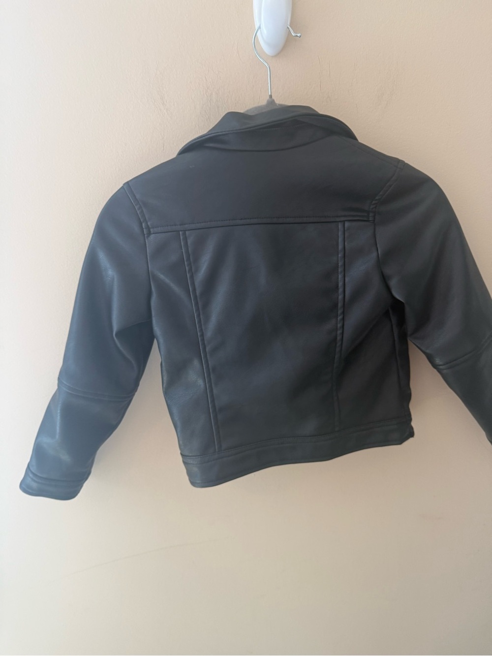 H&M leather bomber jacket size 6-7 - Picture 4 of 7